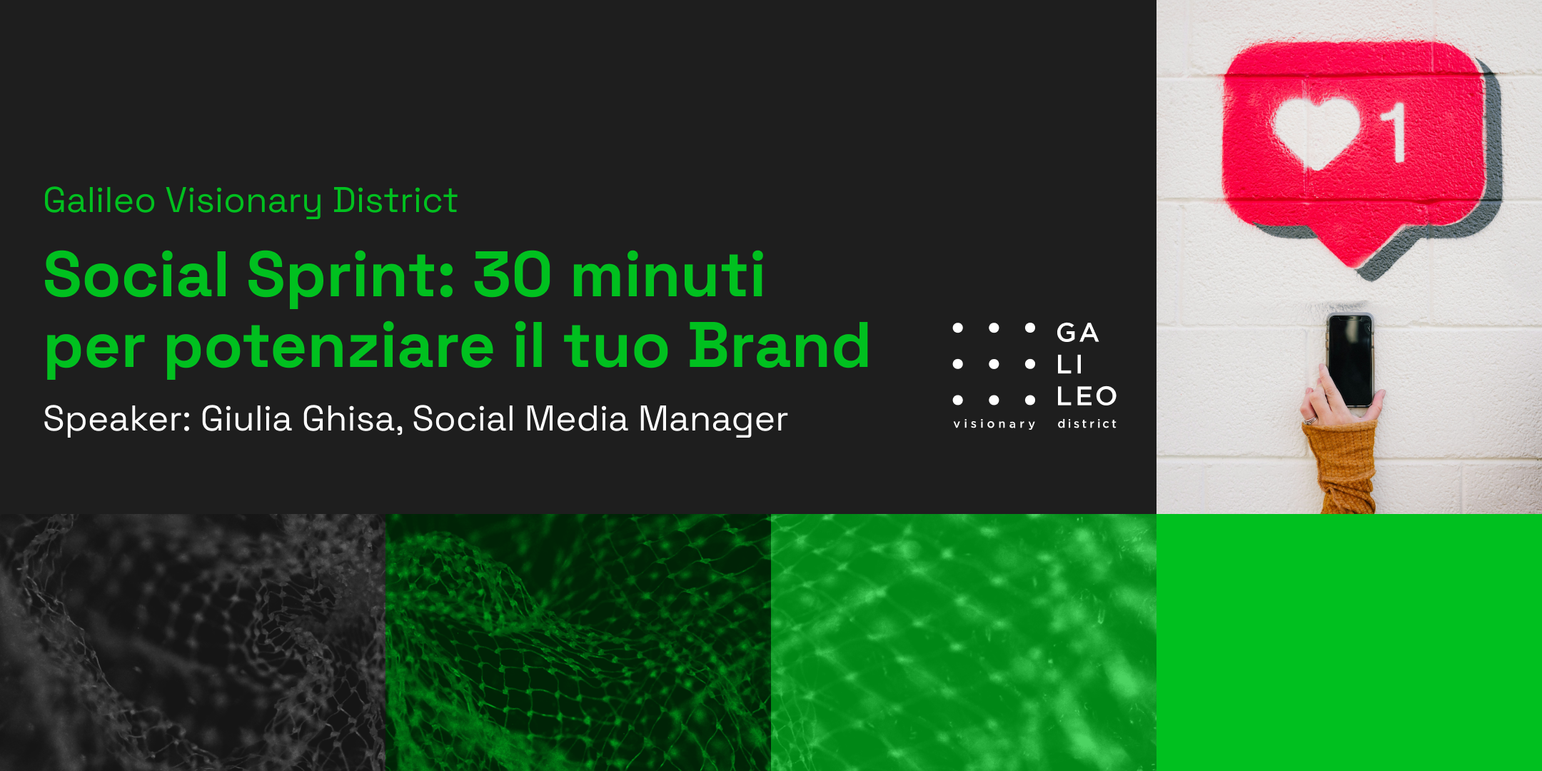 Webinar – Social Sprint: 30 minuti per potenziare il tuo Brand